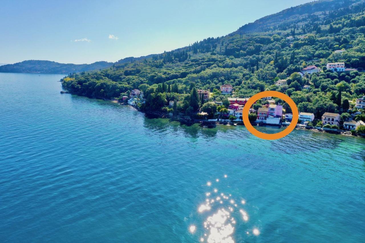 Seafront Villa Ourania Mesongi Exterior photo